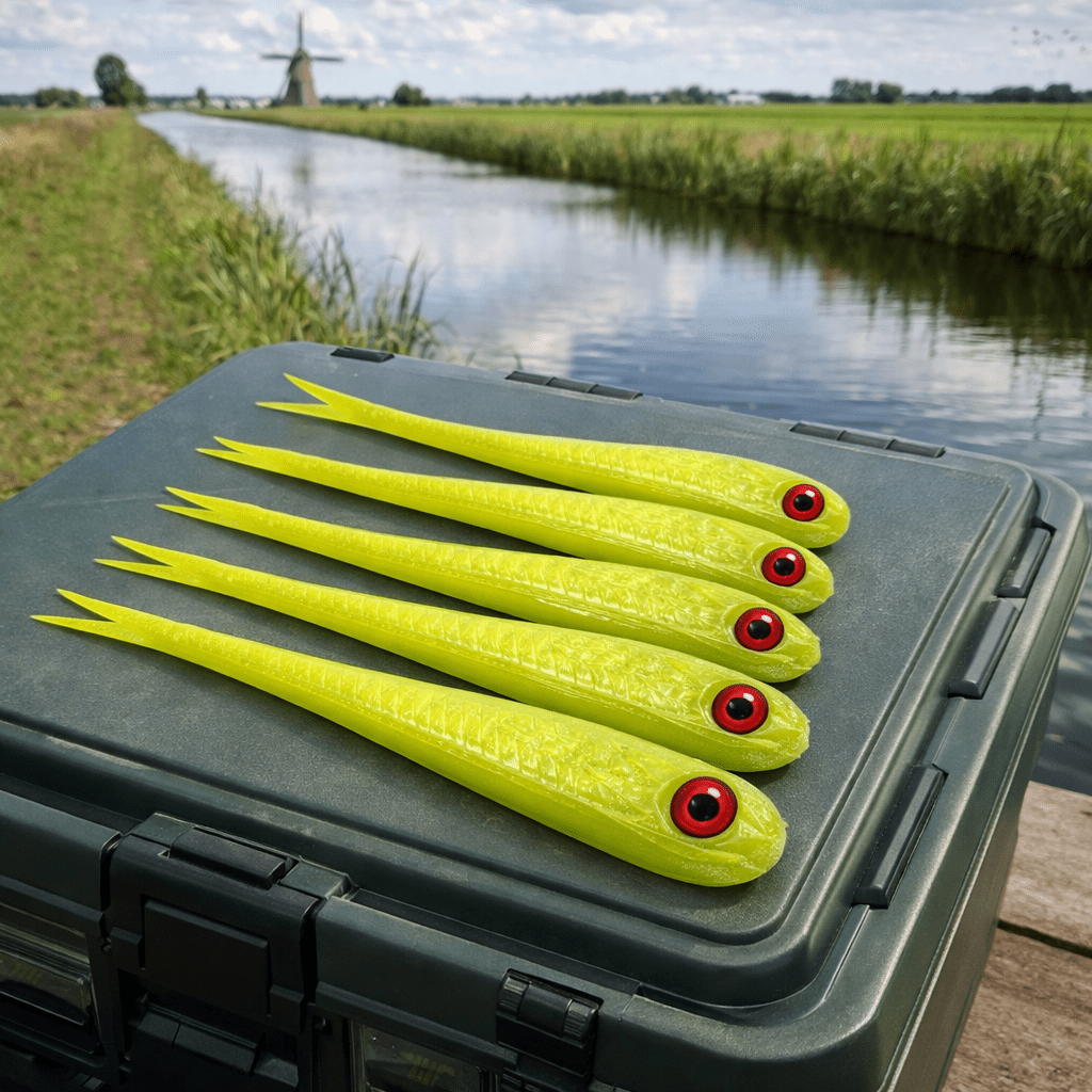 Handgemaakte vtail shad 24 cm