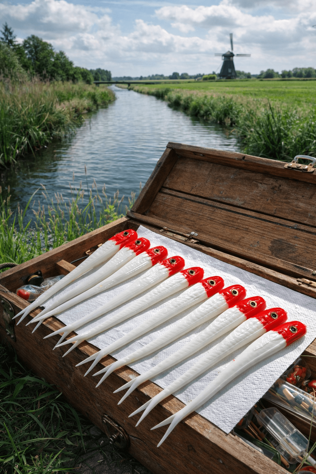 Handgemaakte 24 cm vtail shad